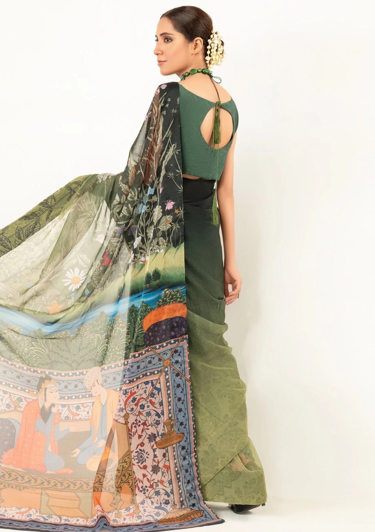Unstitched Saree Fabric 004