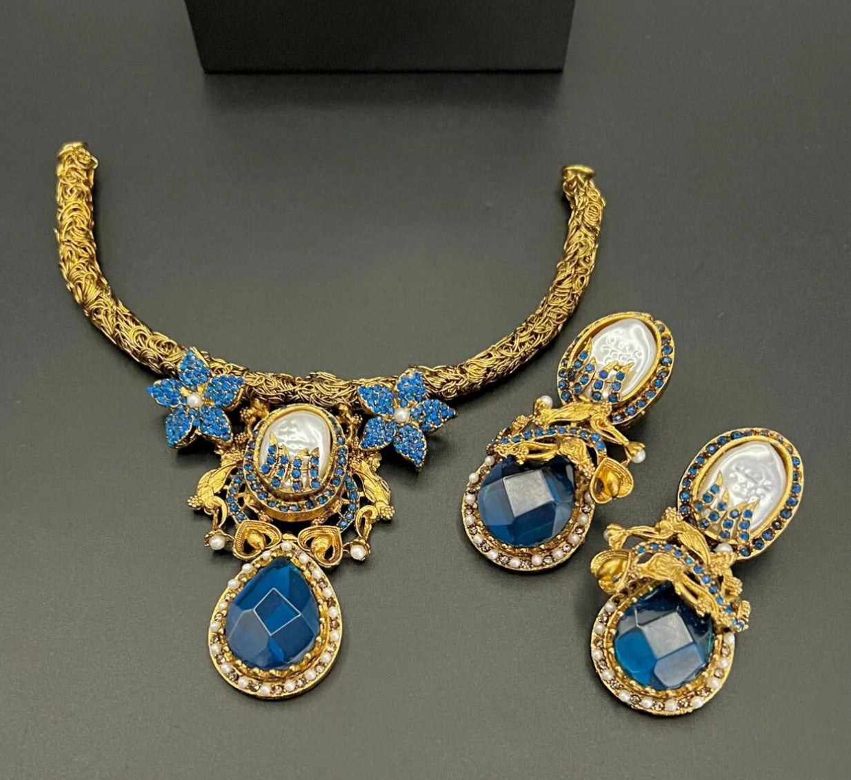 Designer Necklace set(MOP) - LadiesKurtasuae 