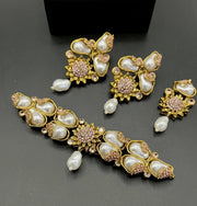 floral chokar set (MOP) - LadiesKurtasuae 