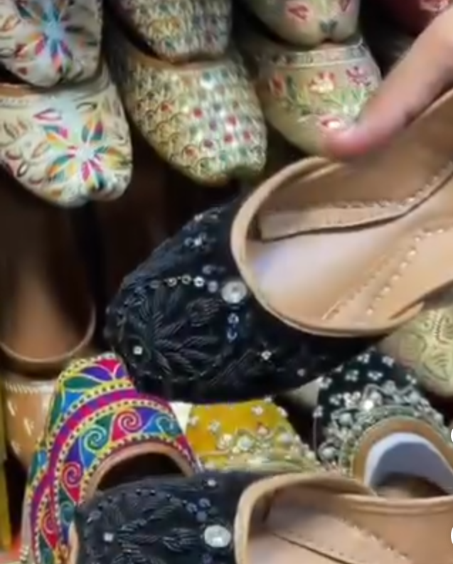 new dabka work khussa - LadiesKurtasuae 