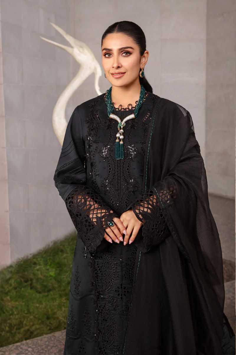 Premium Embroidered Lawn Unstitched 3Pc 007B