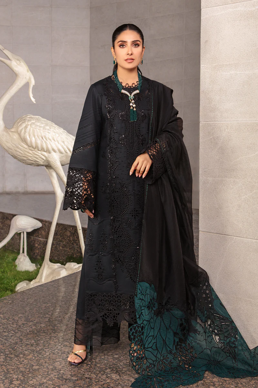 Rang Rasiya Premium Embroidered Lawn Unstitched 3Pc Suit