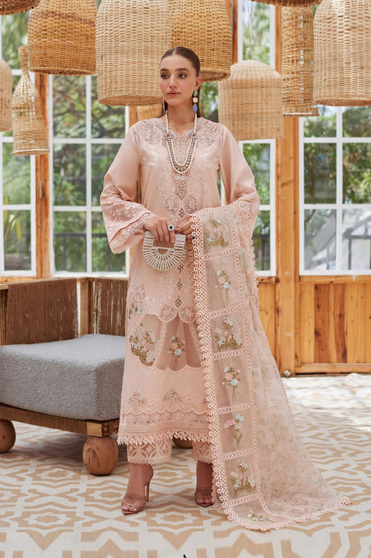 Crimson Luxury Lawn Embroidered Chikankari 3 Piece Unstitched