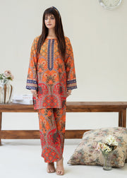 Co-ord set 2Pcs (orange) 003R