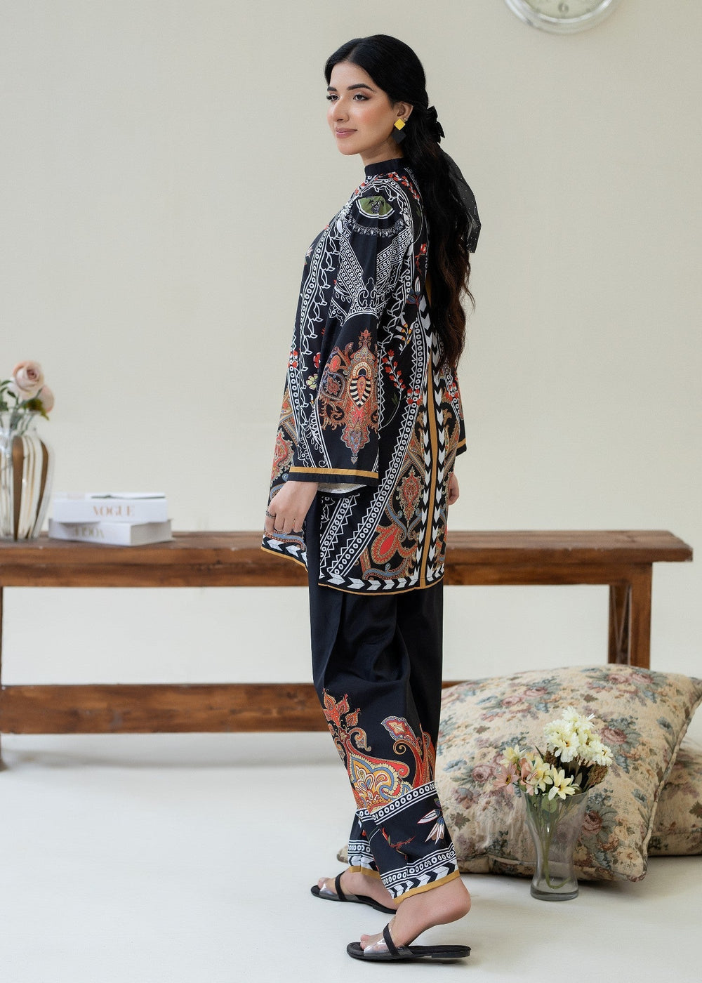 Co-ord set 2Pcs (black 2) 005B