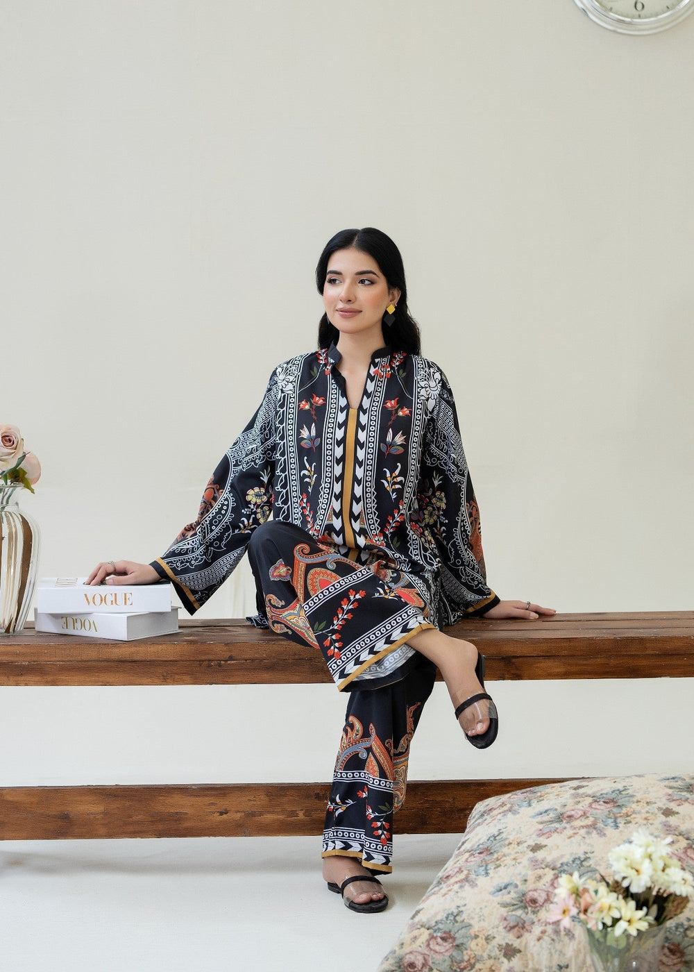 Co-ord set 2Pcs (black 2) 005B