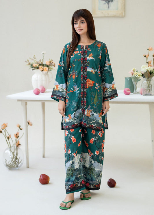 Co-ord set 2Pcs (Green)