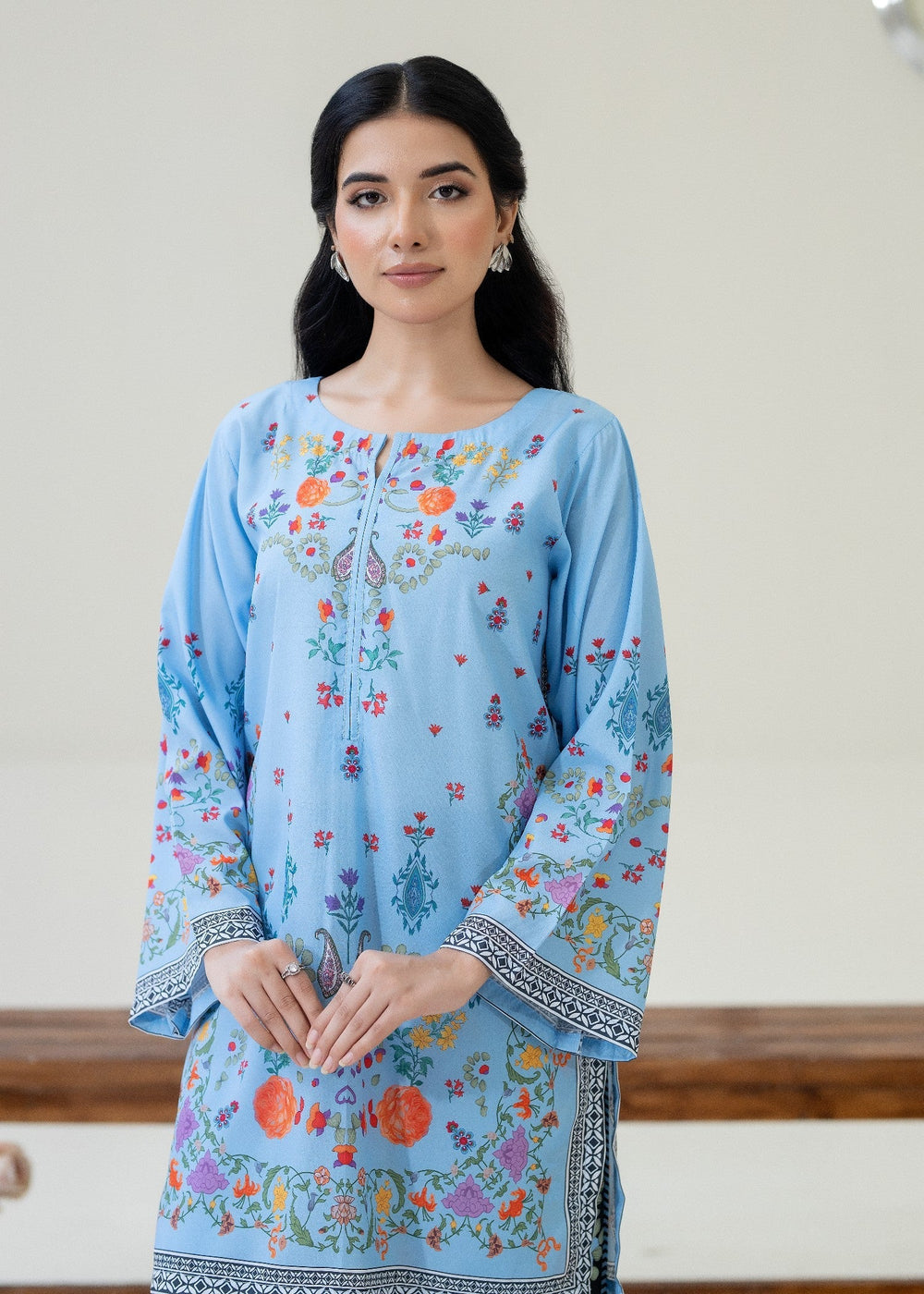 Co-ord set 2Pcs (Blue) 011B