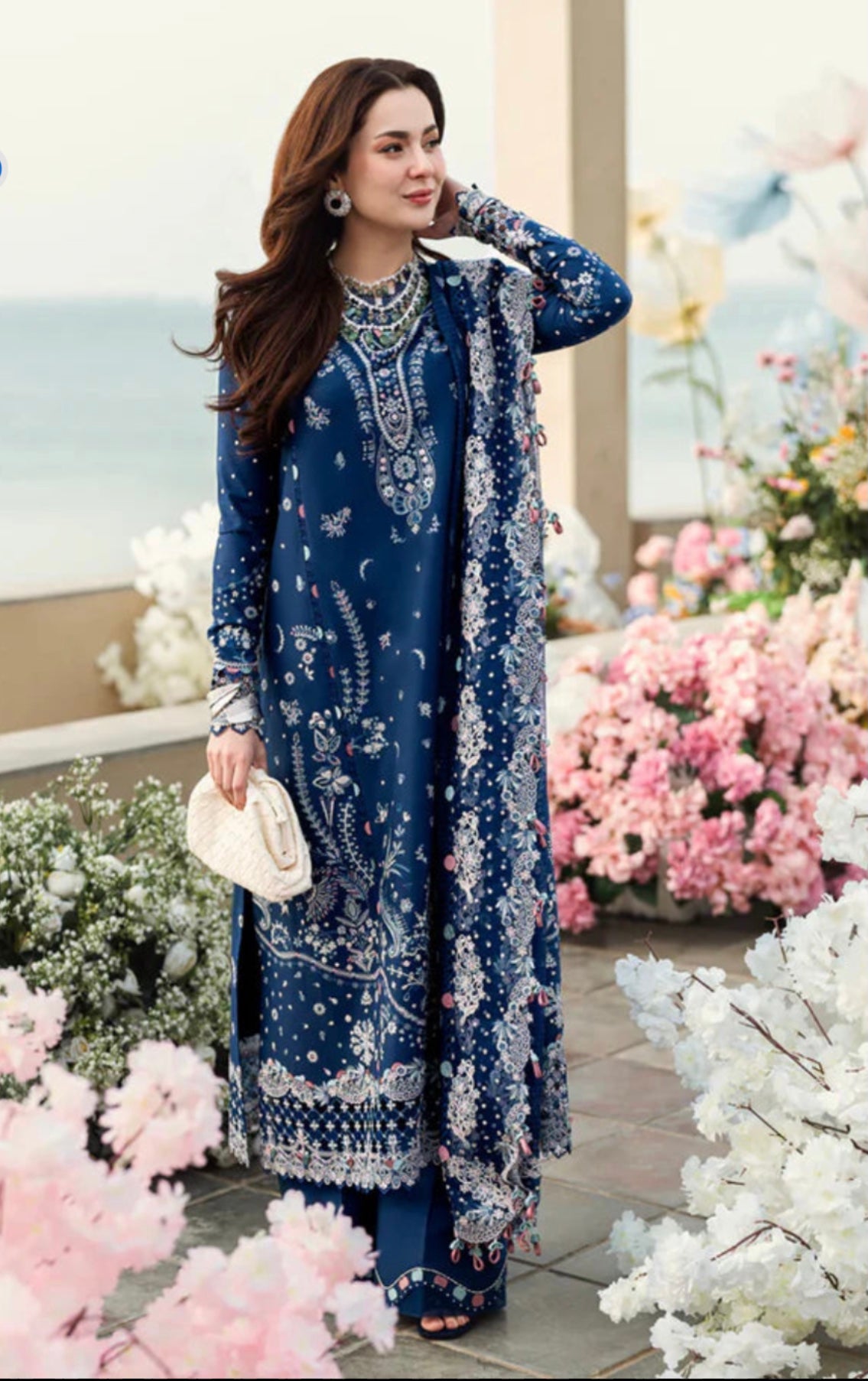 Luxury Lawn Embroidered 3 Piece Unstitched 005B