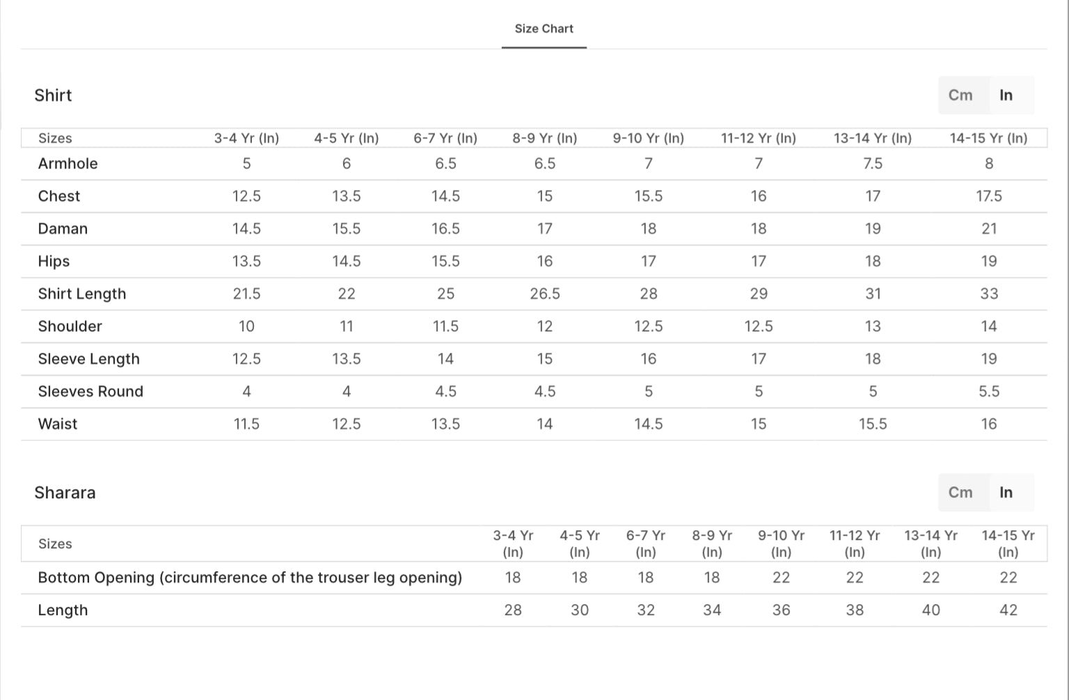 Shirt Gharara Ready to wear 003P