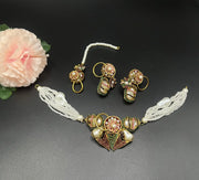 Real pearl chokar set (MOP)