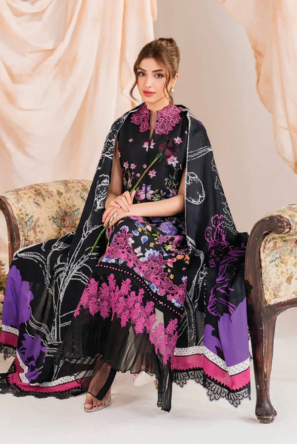Luxury Lawn Embroidered Unstitched 3 Piece 013P