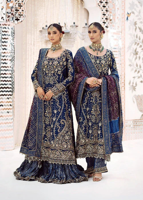 UnStitched partywear/wedding dress - LadiesKurtasuae 