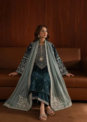 Arzu Embroidered - Cotton Lawn - 3pcs 011B