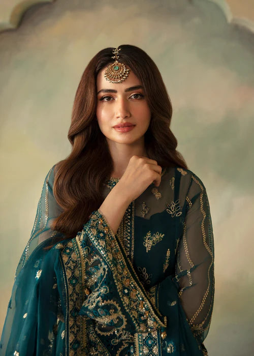 UnStitched partywear/wedding dress - LadiesKurtasuae 