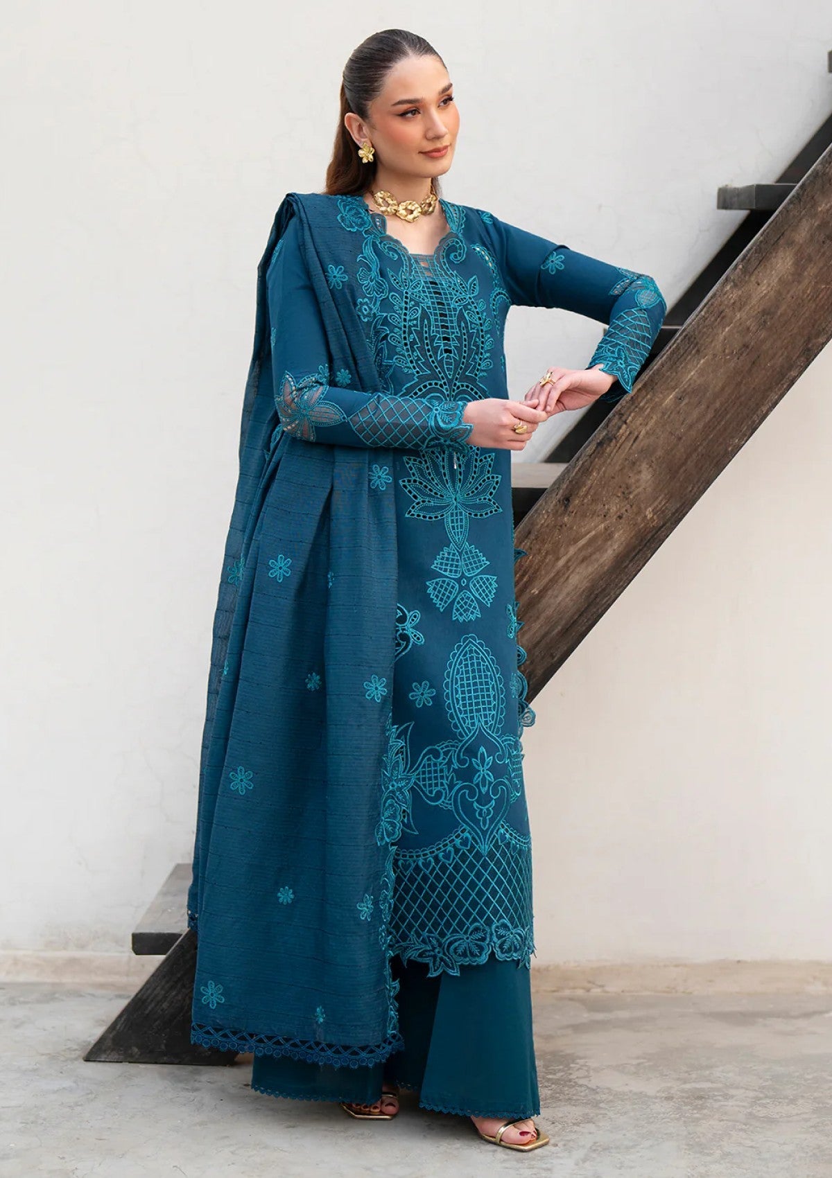 Luxury lawn Eid unstitched collection 014Z
