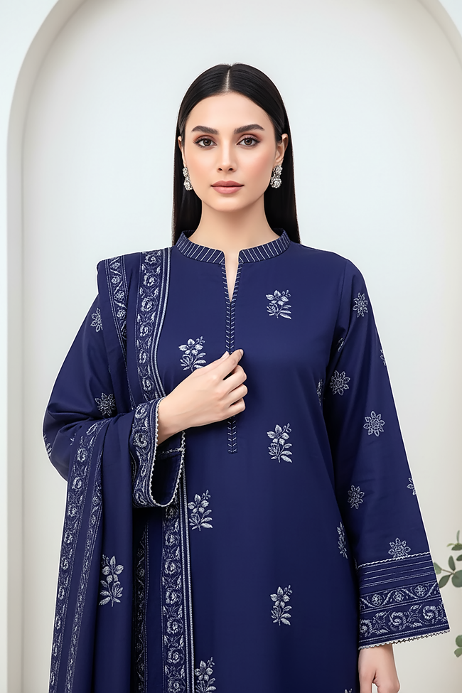 Printed marina 3 prices Unstitched 008B