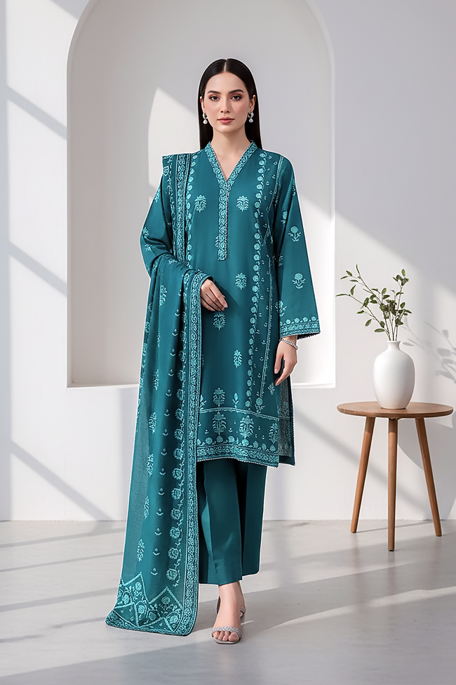 Printed marina 3 prices Unstitched 007S