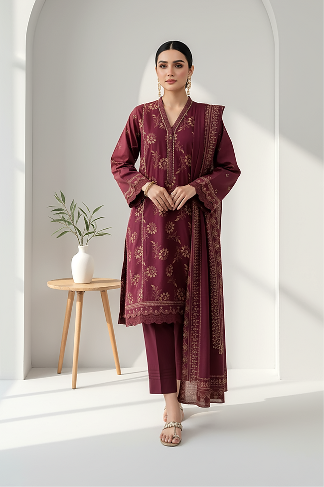 Printed marina 3 prices Unstitched 009M