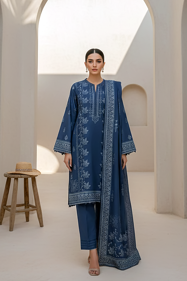 Printed marina 3 prices Unstitched 010B