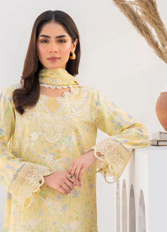 Shezlin by Aabyaan Embroidered Chikankari Unstitched 3 Piece ABY24S AR-03 Soha - Summer Collection